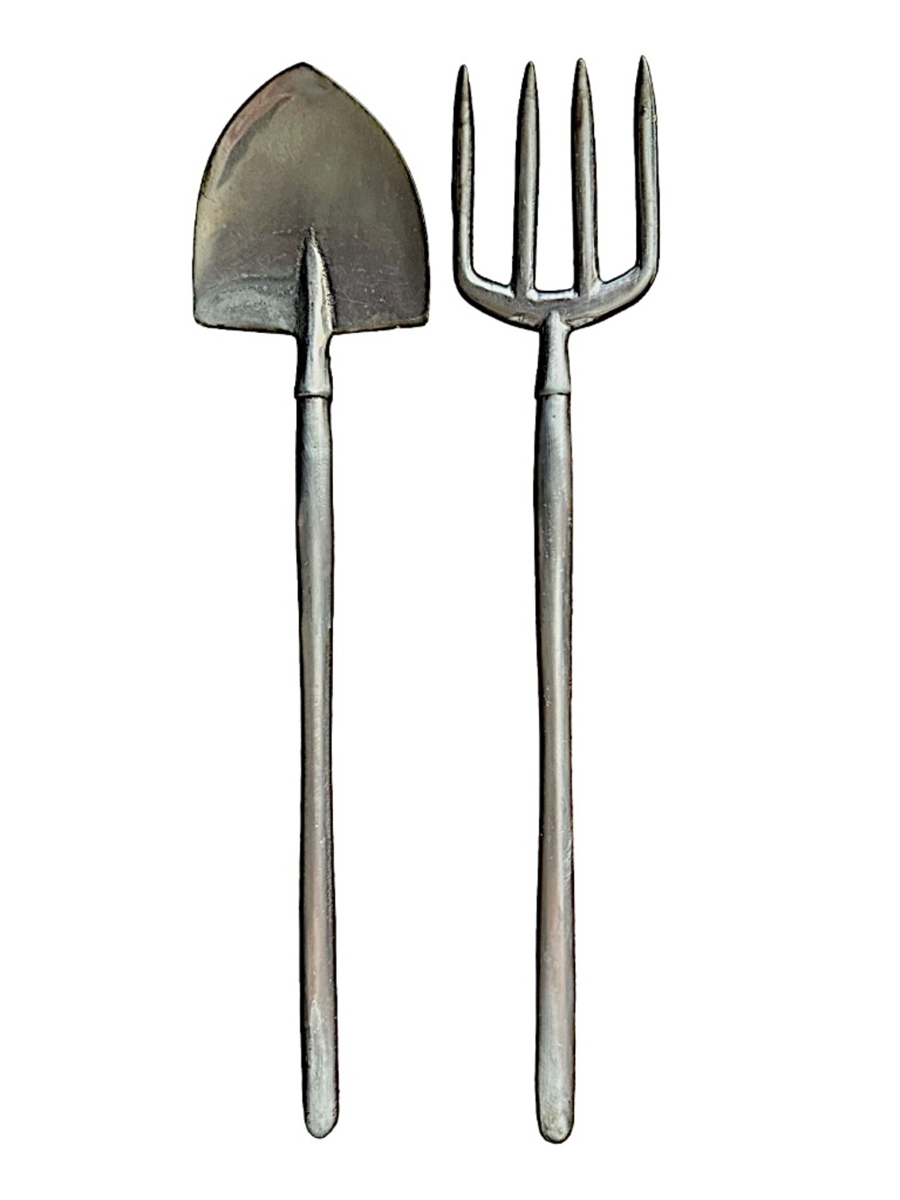 Vintage 1995 Mariposa Aluminum Serving Set Fork Spoon 13.5” Garden Tools